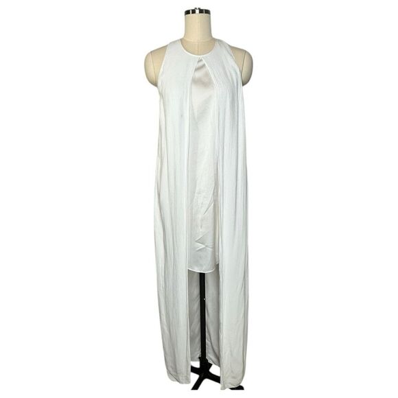 Rosetta Getty White Cape Mini Dress |Size 8 - Picture 3 of 11